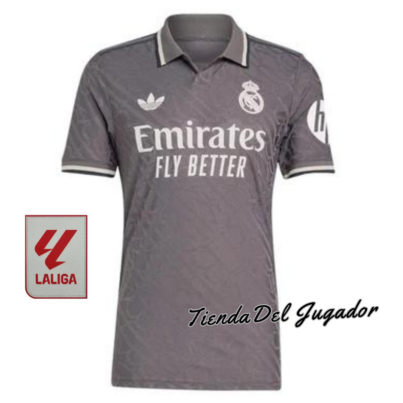 CAMISETA REAL MADRID III + PARCHES 24/25 HOMBRE