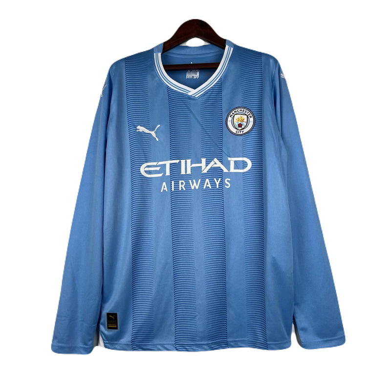 MANCHESTER CITY I 23/24 HOMBRE (MANGA LARGA) - TIENDA DEL JUGADOR