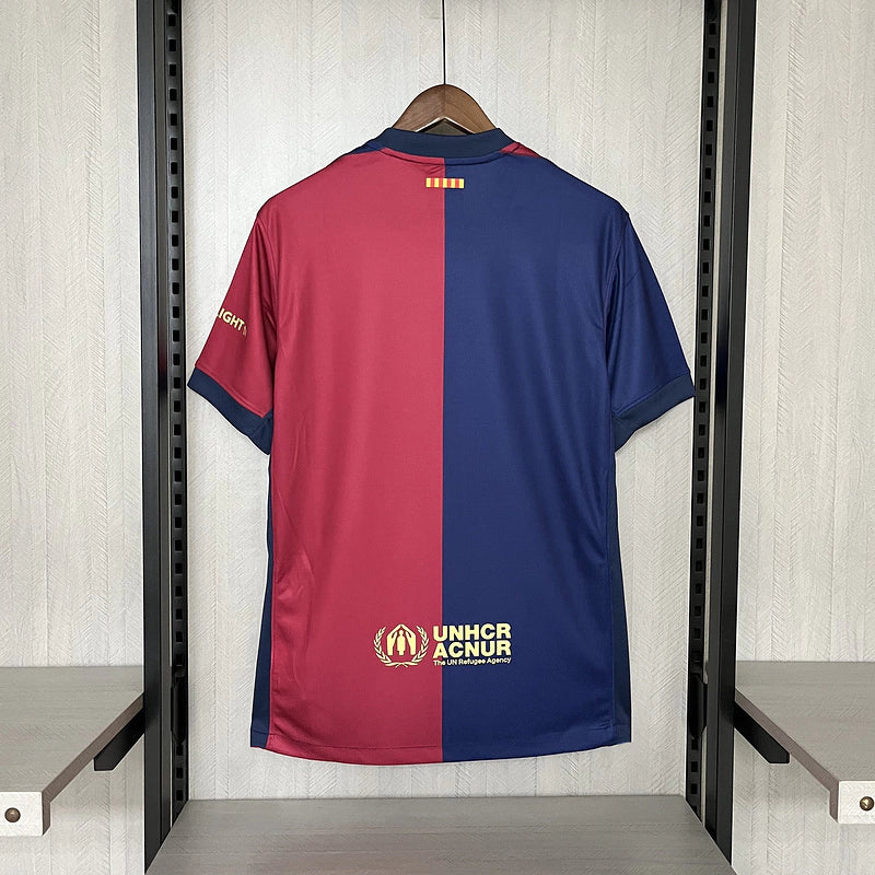 camiseta Barcelona, Nike, 24/25, primera equipación, fútbol, Barça, Camp Nou, culé, estilo, rendimiento, fan