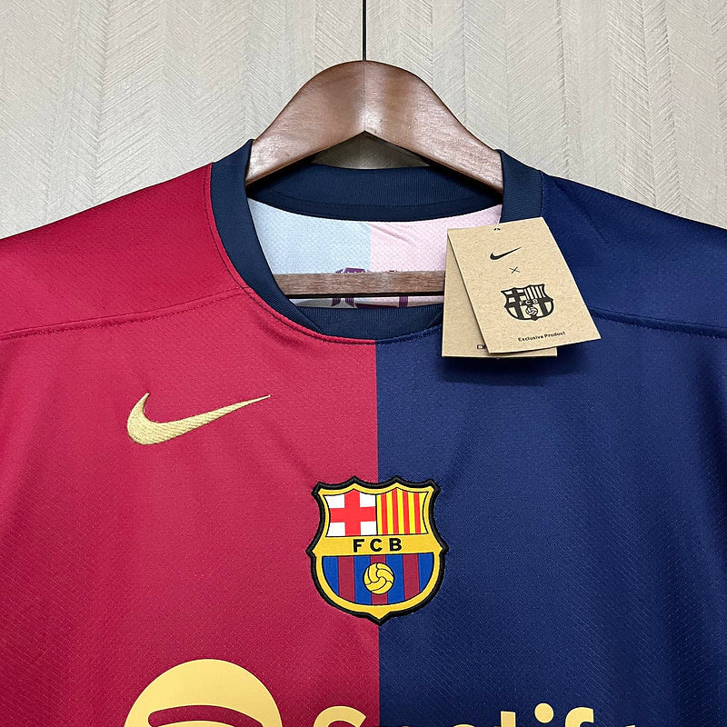 camiseta Barcelona, Nike, 24/25, primera equipación, fútbol, Barça, Camp Nou, culé, estilo, rendimiento, fan