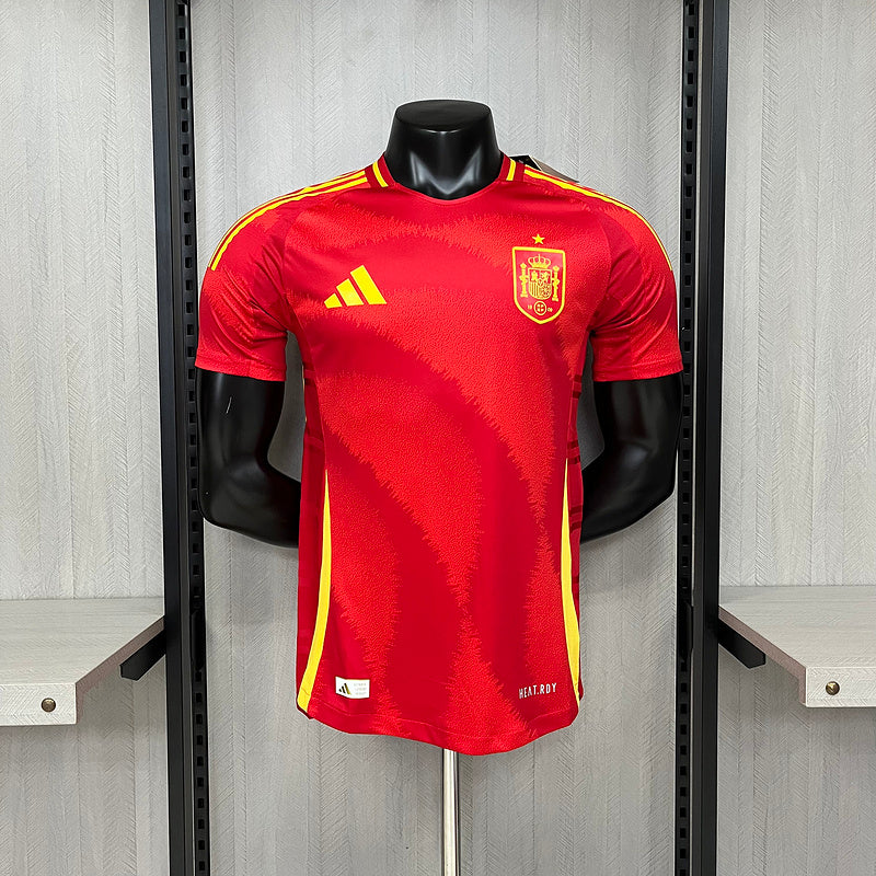 CAMISETA ESPAÑA I EURO 2024 HOMBRE (VERSIÓN JUGADOR)