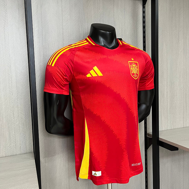 CAMISETA ESPAÑA I EURO 2024 HOMBRE (VERSIÓN JUGADOR)