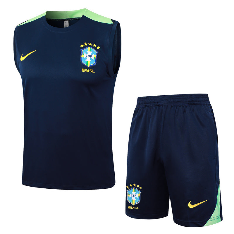 BRASIL CONJUNTO SIN MANGAS ENTRENAMIENTO 24/25 HOMBRE