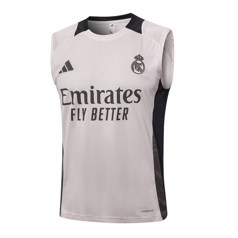 CONJUNTO SIN MANGAS REAL MADRID ENTRENAMIENTO 24/25 HOMBRE